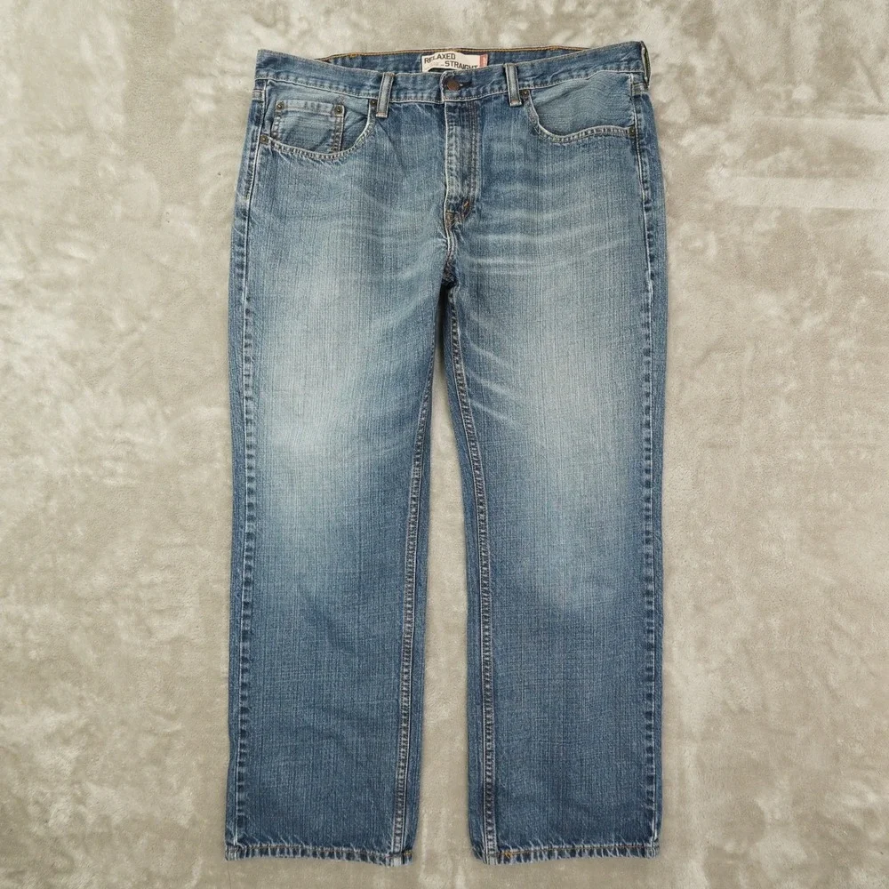 Levis 559 Jeans Mens‎ 38x30 Relaxed Straight Leg Denim Pants Medium Wash Y2K